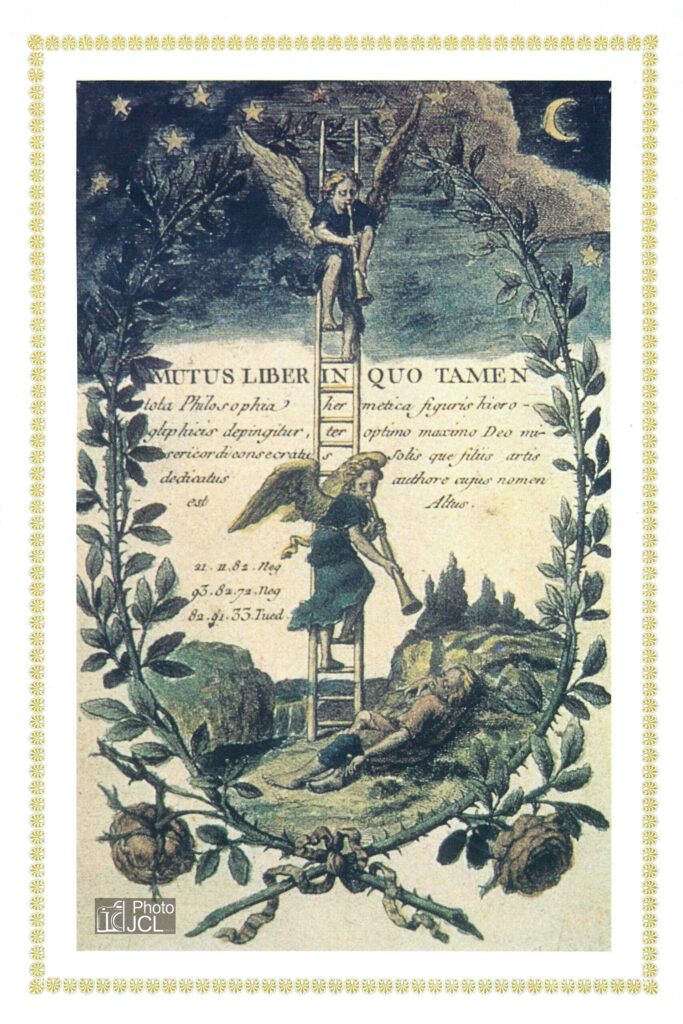 Planche de couverture du Mutus Liber