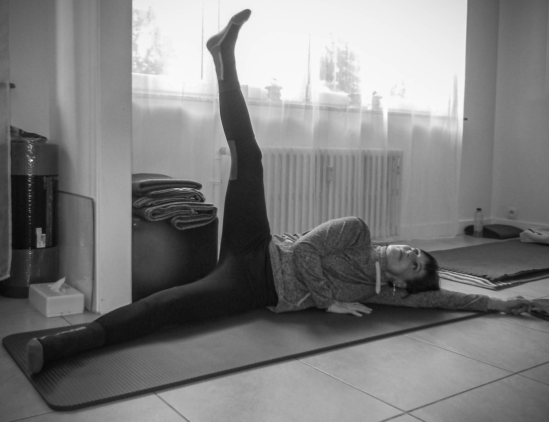Posture d’équilibre pratiquée au centre Creyda